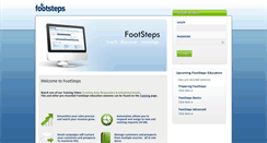 Desktop Screenshot of beta.footsteps.net
