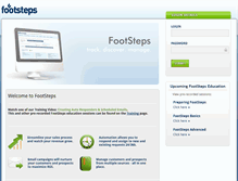 Tablet Screenshot of beta.footsteps.net